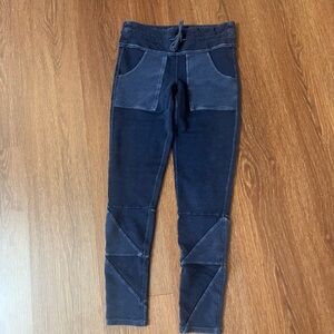 Free People Navy Blue Women's Kyoto Leggings Full